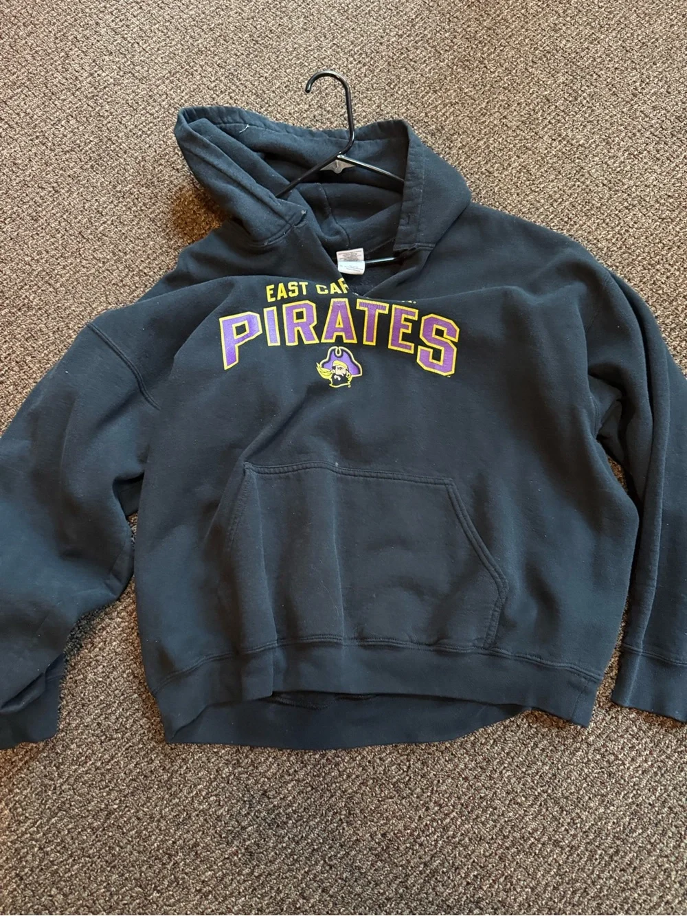 East Cape Pirates Black Hooded Pullover Sweatshirt